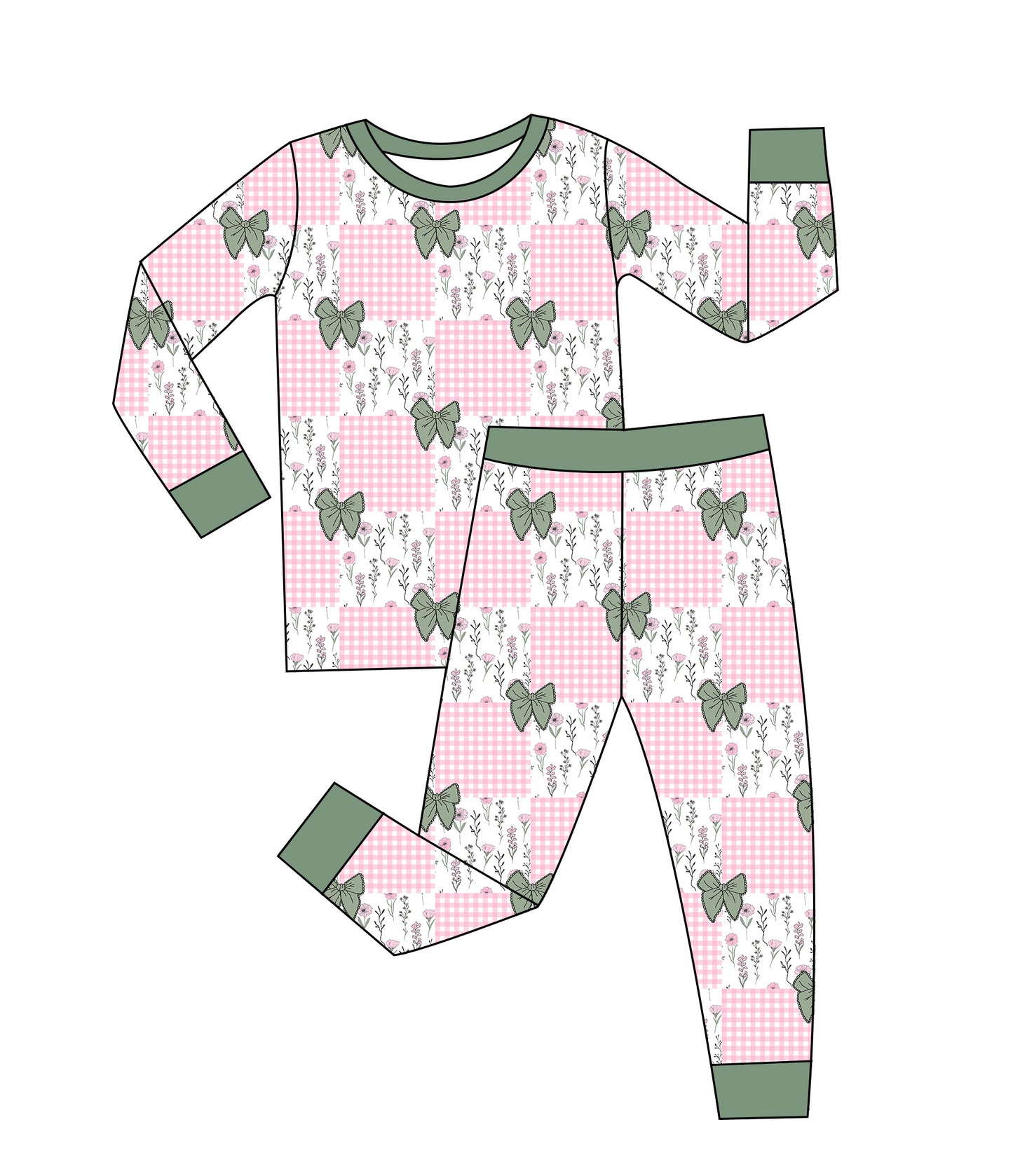 Sage & Petals Two Piece Set