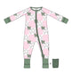 Sage & Petals Gingham Zippy